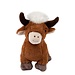 Mars & More Knuffel Koe bruin Garry klein 24cm