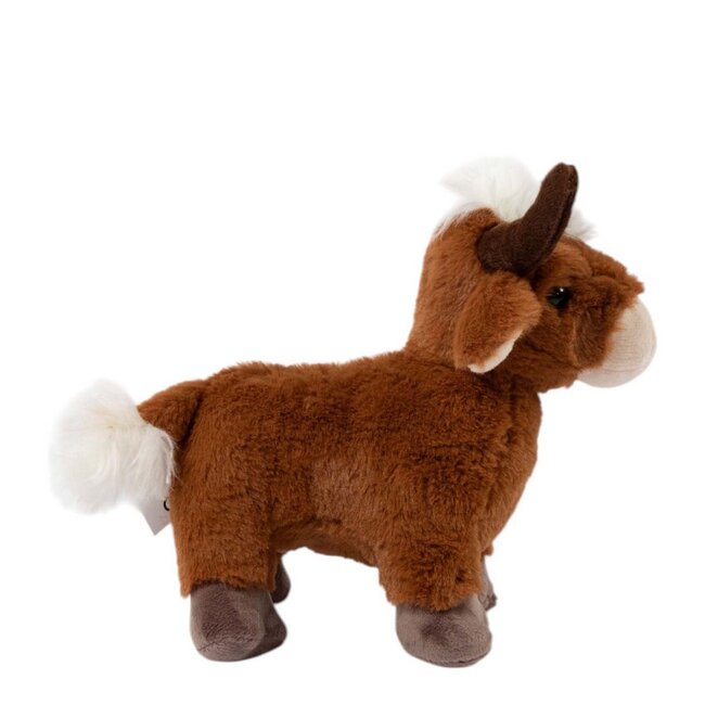 Mars & More Knuffel Koe bruin Garry klein 24cm