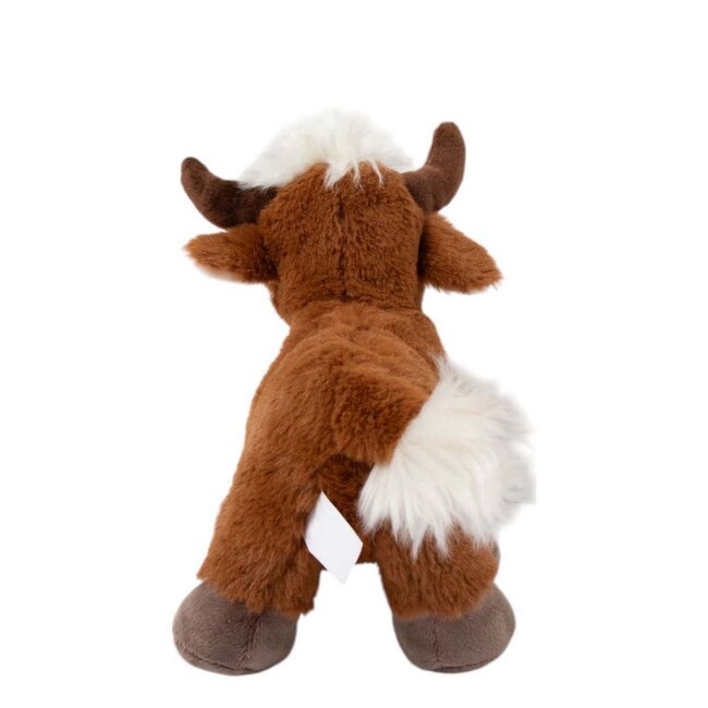 Mars & More Knuffel Koe bruin Garry klein 24cm