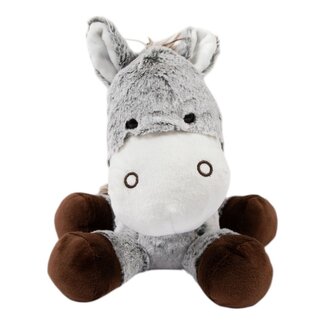 Mars & More Knuffel Grijze ezel Buzz groot 28cm