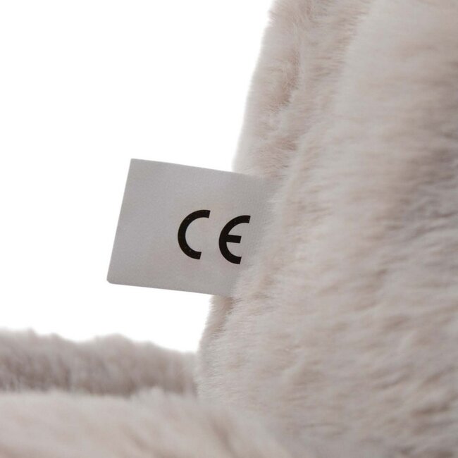 Mars & More Knuffel Grijs konijn Peter groot 30cm