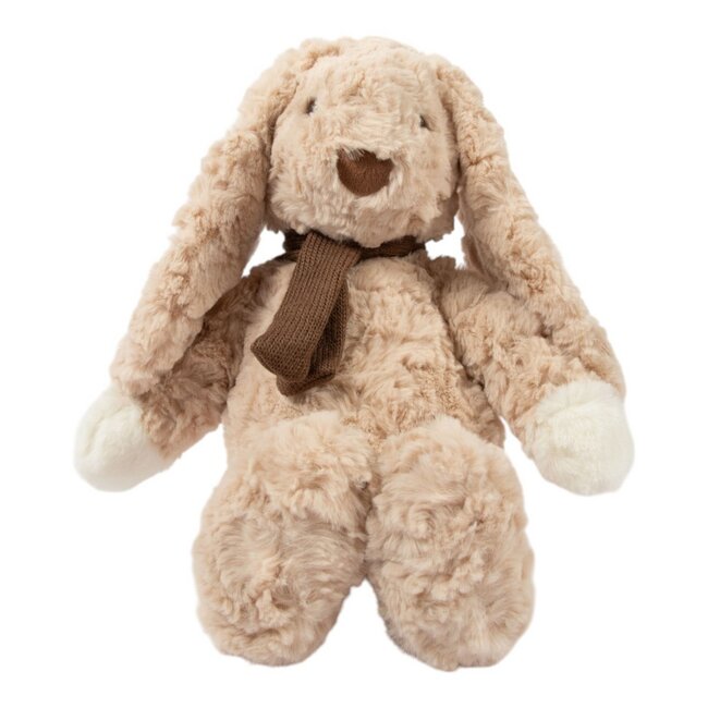 Mars & More Knuffel Beige konijn Jojo sjaal groot 30cm