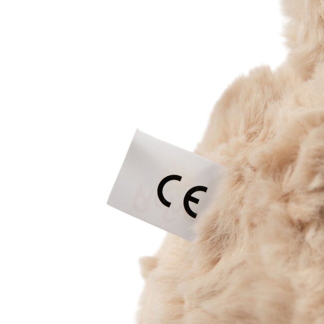 Mars & More Knuffel Beige konijn Jojo sjaal groot 30cm