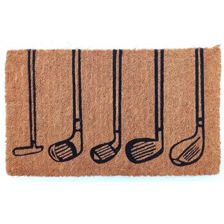 Mars & More Deurmat Kokos handgeweven golf clubs 75cm