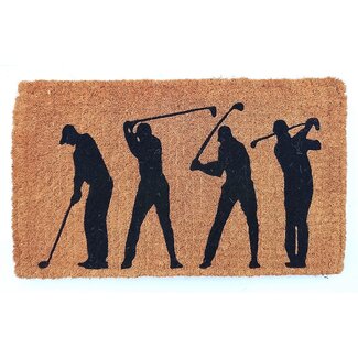 Mars & More Deurmat Kokos handgeweven golfers 75cm