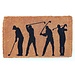 Mars & More Deurmat Kokos handgeweven golfers 75cm