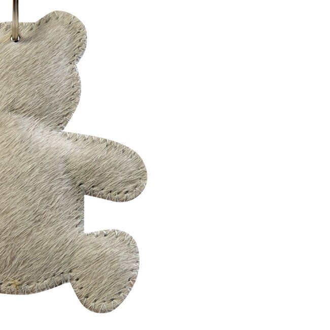 Mars & More Sleutelhanger beer grijs 10cm (bos taurus taurus)