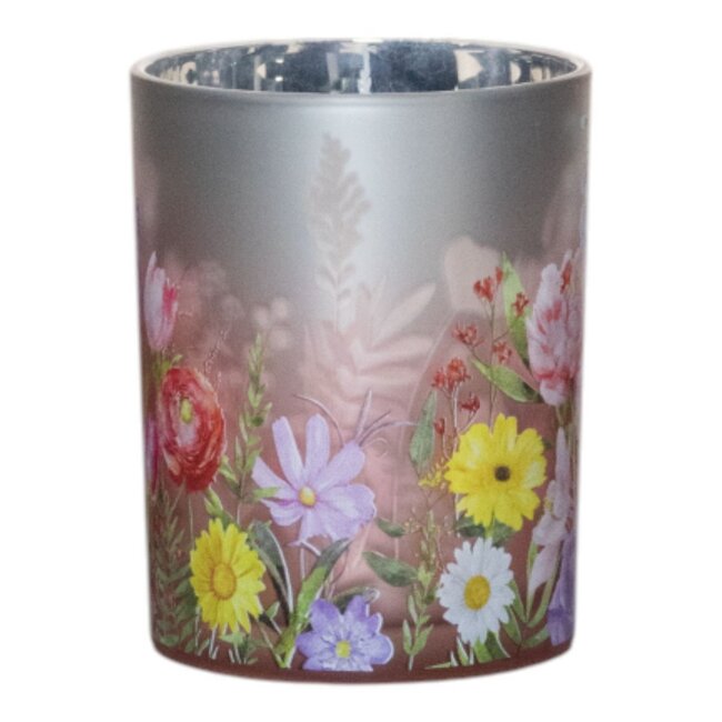 Mars & More Theelichthouder bloemen boeket large 18cm