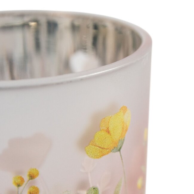 Mars & More Theelichthouder wilde bloemen large 18cm