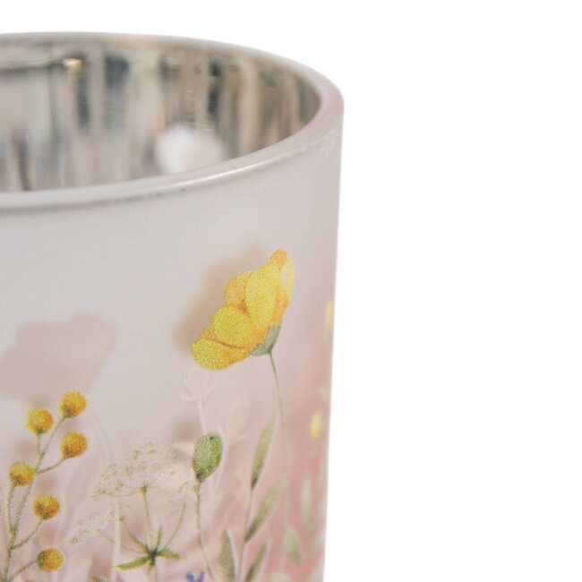 Mars & More Theelichthouder wilde bloemen small 8cm