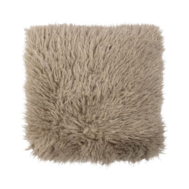Mars & More Cushion tibetan lamb grey 45x45 cm