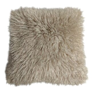Mars & More Cushion tibetan lamb beige 45x45 cm