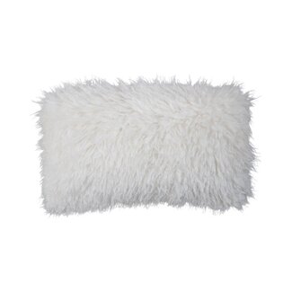 Mars & More Cushion tibetan lamb off-white 30x50 cm
