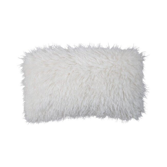 Mars & More Cushion tibetan lamb off-white 30x50 cm