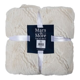 Mars & More Plaid Zig Zag Off White 140x200cm