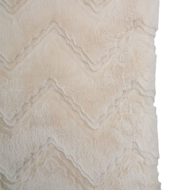 Mars & More Plaid Zig Zag Off White 140x200cm