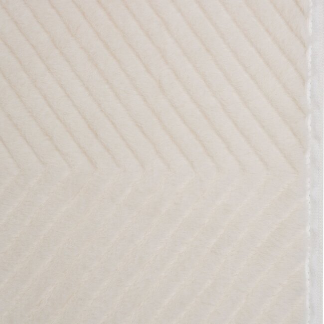 Mars & More Plaid Visgraat Off White 140x200cm