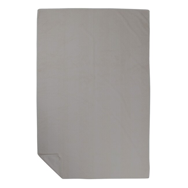 Mars & More Plaid Visgraat Grijs 140x200cm