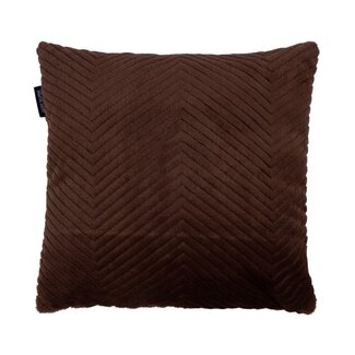 Mars & More Kussen Visgraat Bruin 45x45cm