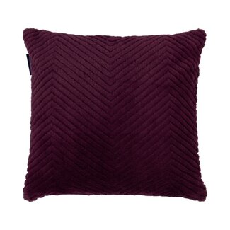 Mars & More Kussen Visgraat Paars 45x45cm