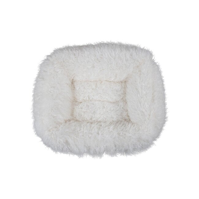 Mars & More Dierenmand M tibetan lamb off white 65x50x20cm