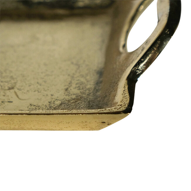 Mars & More dienblad rechthoek champagne goud 25cm