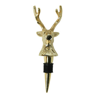 Mars & More wijnstopper hert champagne goud