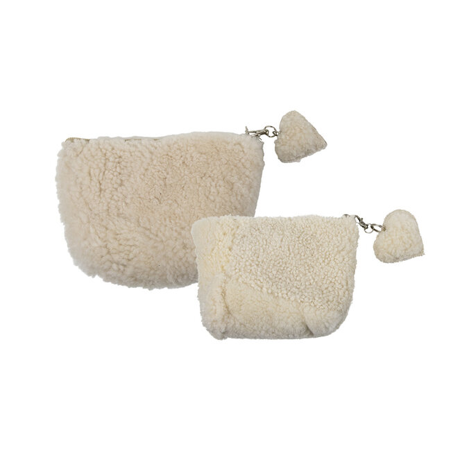 Mars & More schaap wit etui met hartje 15cm