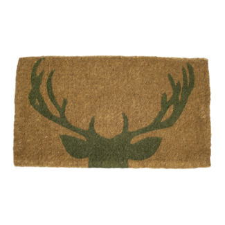 Mars & More kokosmat handgeweven hert groen 75cm