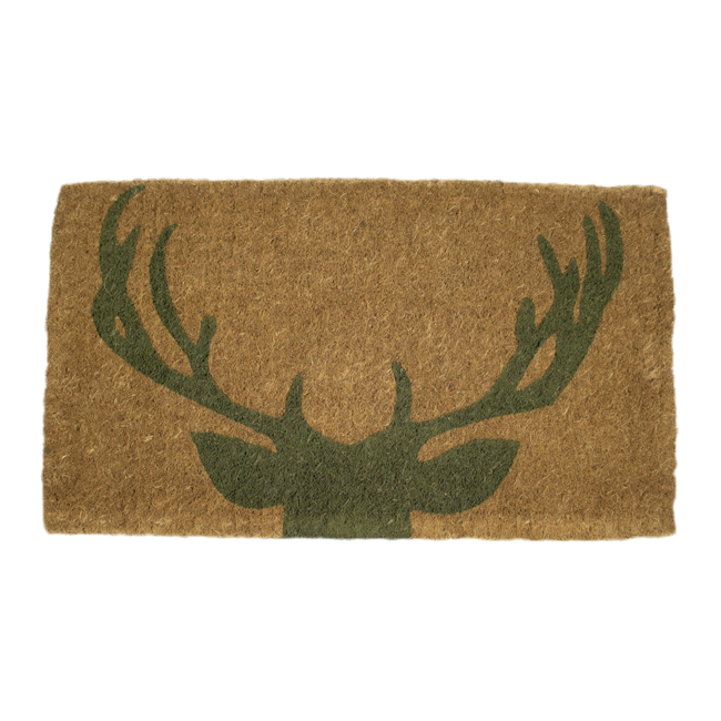 Mars & More kokosmat handgeweven hert groen 75cm