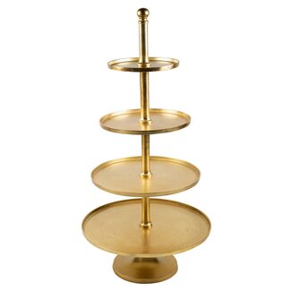Mars & More etagère rond goud 4 lagen 120cm