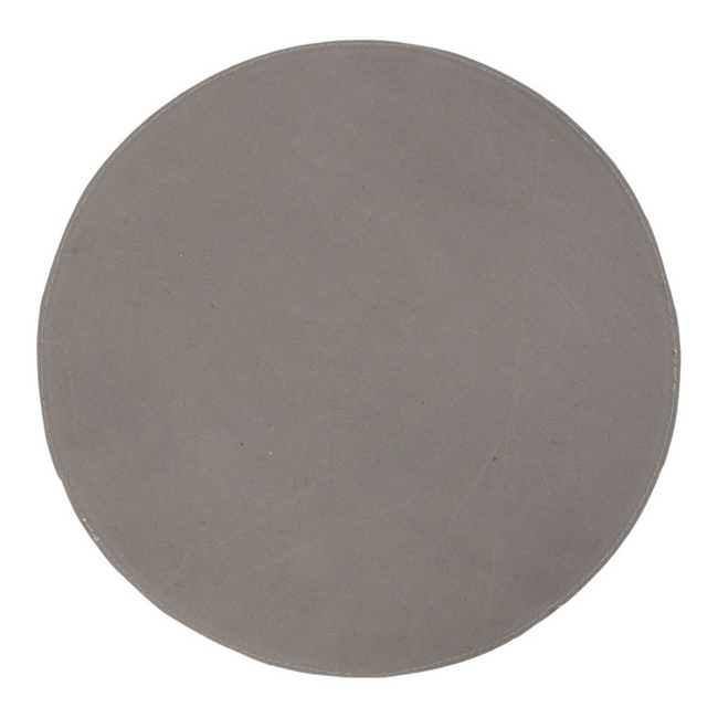Mars & More placemat koehuid rond grijs Ø38cm