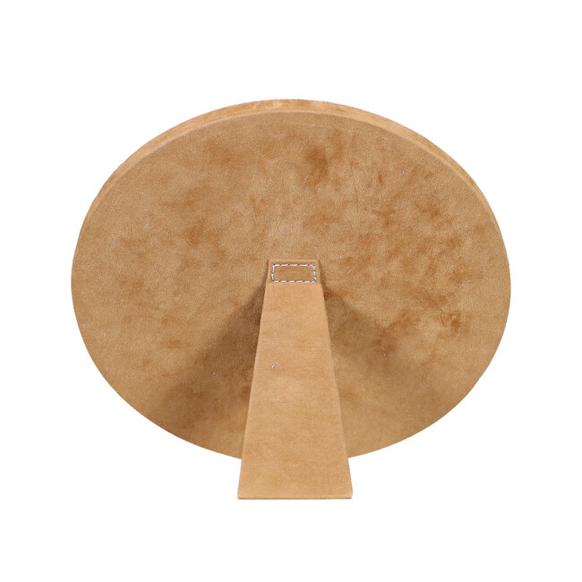 Mars & More spiegel rond standaard koe bruin/wit 25cm*