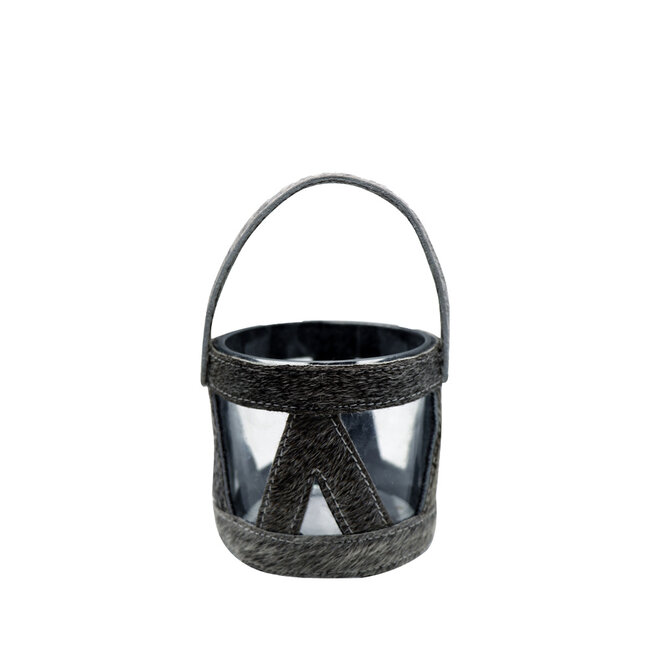 Mars & More *windlicht koe hengsel grijs 10cm*