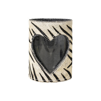 Mars & More *windlicht koe hart zebra 15cm*