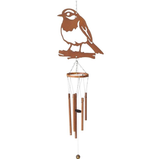 Bali-Dreams Roodborst  windgong  bruin roest 70cm