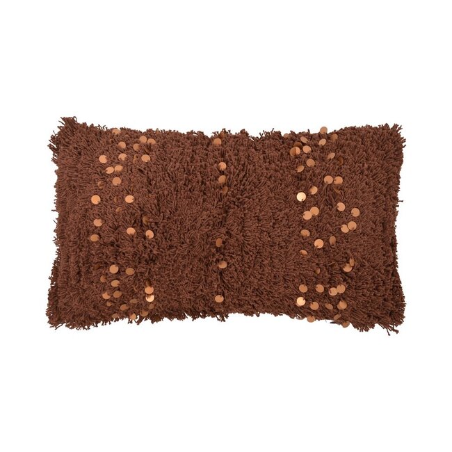 Linen & More Boston kussen bruin 30x50cm