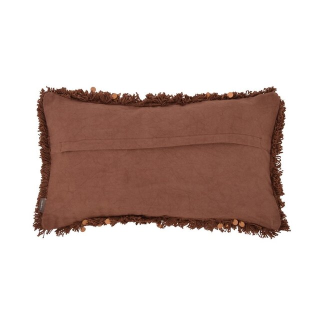 Linen & More Boston kussen bruin 30x50cm