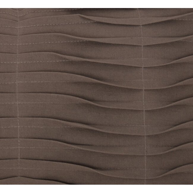 Linen & More Pleated  kussen grijs 30x50cm