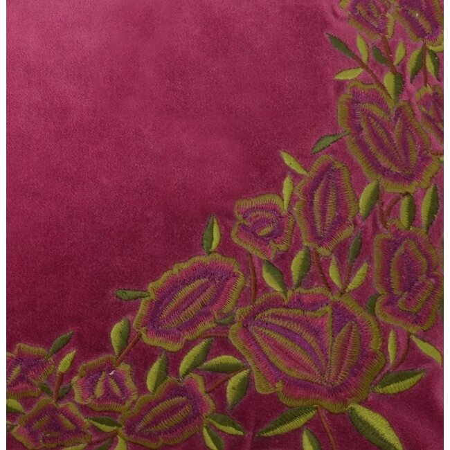 Linen & More Lulu kussen magenta 30x50cm