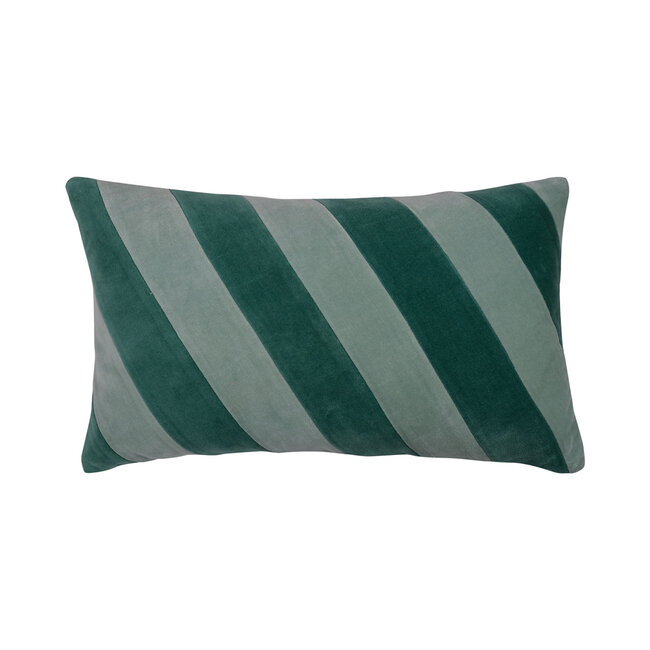 Linen & More Lana kussen groen 30x50cm