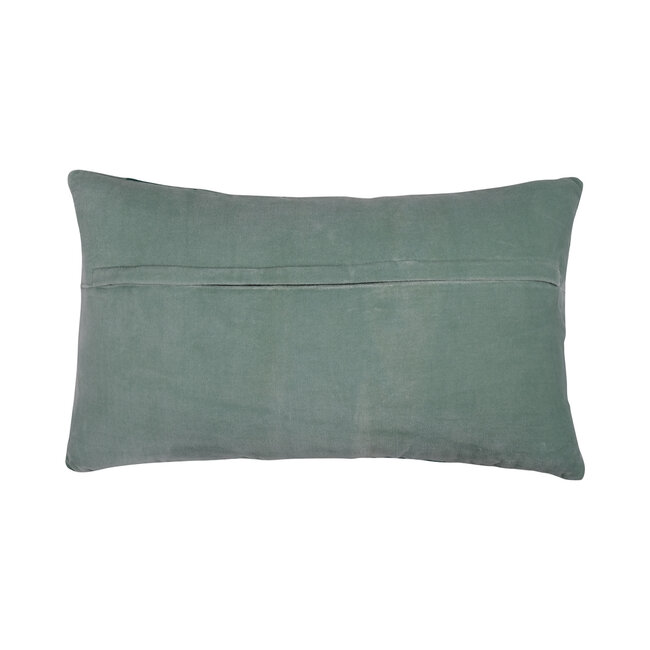 Linen & More Lana kussen groen 30x50cm