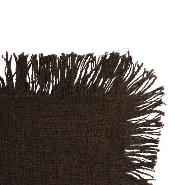 Linen & More Lioni kussen taupe 30x50cm