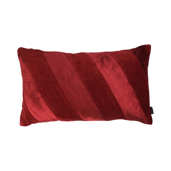 Linen & More Clio kussen rood 30x50cm