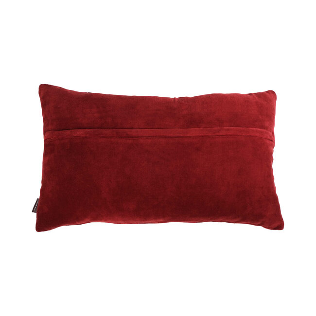 Linen & More Clio kussen rood 30x50cm