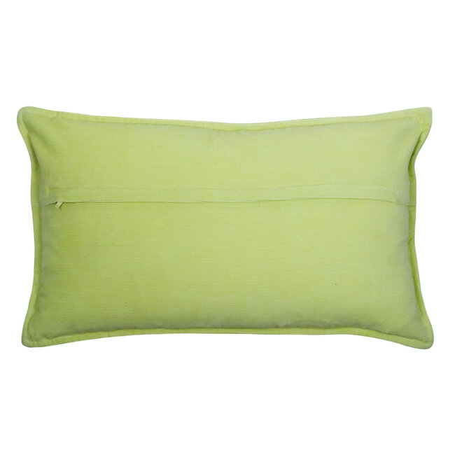 Linen & More Bobbi kussen groen 30x50cm