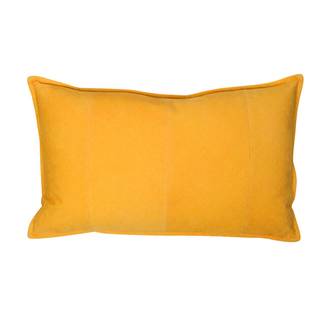 Linen & More Bobbi kussen geel 30x50cm