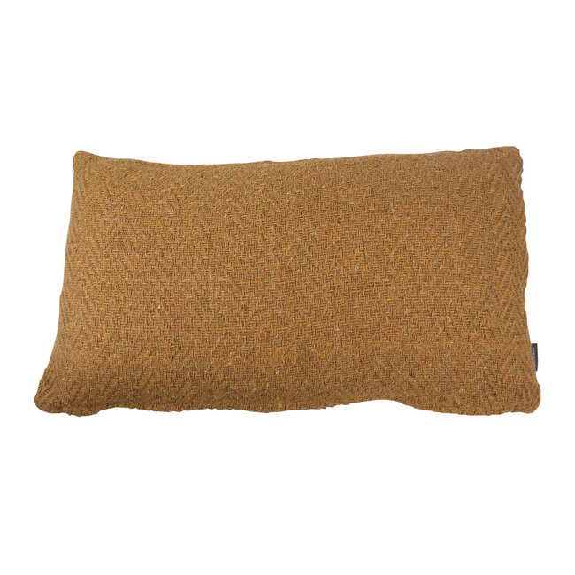 Linen & More Kent Recycled kussen bruin 30x50cm