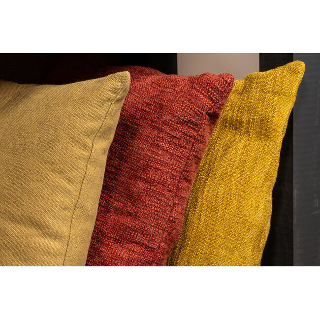 Linen & More Kent Recycled kussen bruin 30x50cm