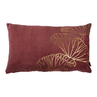 Linen & More Sophie kussen bordeaux 30x50cm